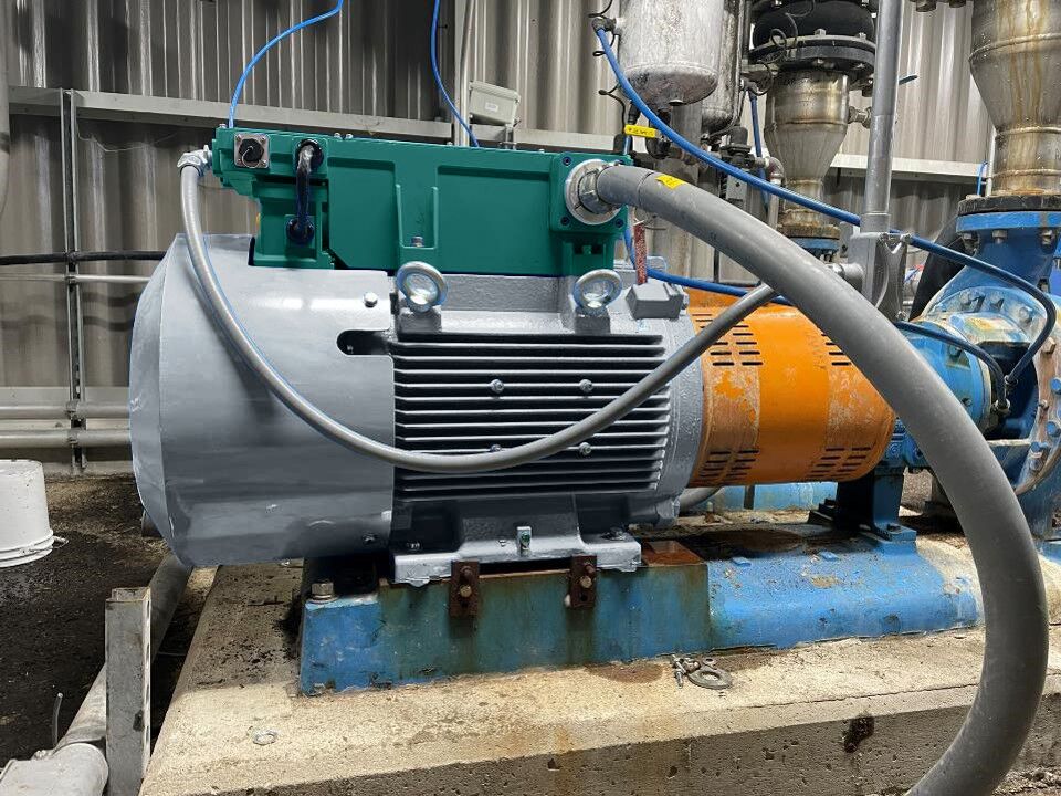 VIDAR Motor on pump.