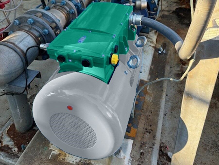 VIDAR Motor on pump.